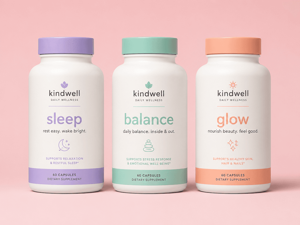 Supplement Bottles Trio Mockup
